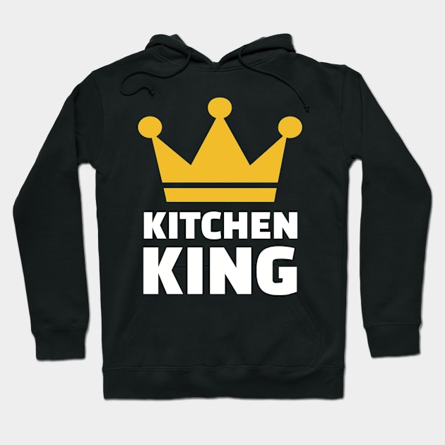 Kitchen King Hoodie by Designzz